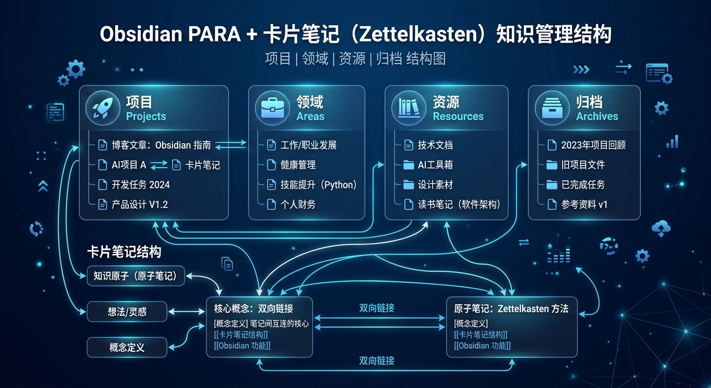 我最近最想装进自己工作流的一套系统：8 个 AI 代理把 Obsidian 变成真正会自转的第二大脑
