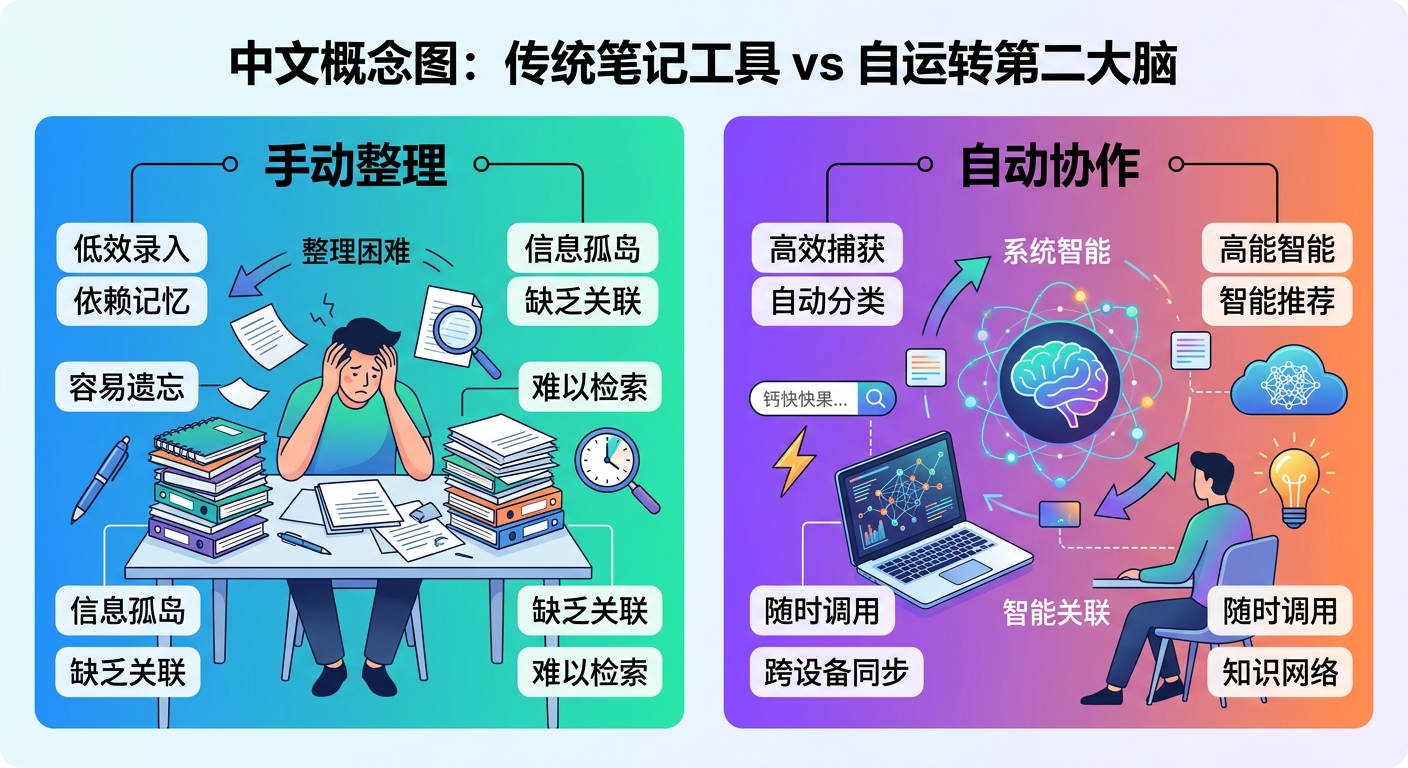 我最近最想装进自己工作流的一套系统：8 个 AI 代理把 Obsidian 变成真正会自转的第二大脑