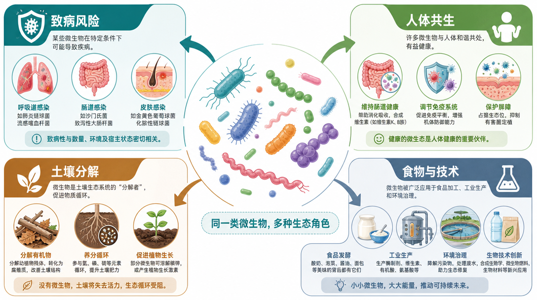 细菌角色总览图