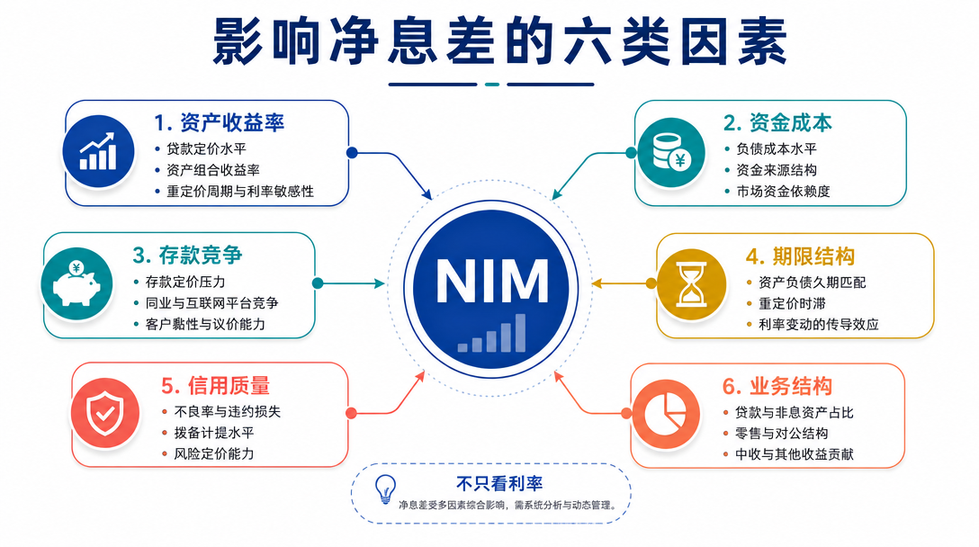 净息差影响因素图