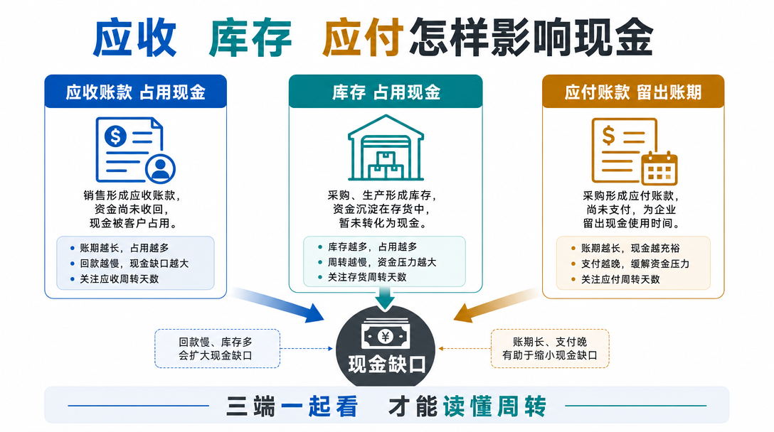 应收库存应付图
