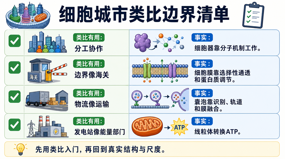 细胞城市类比边界清单图