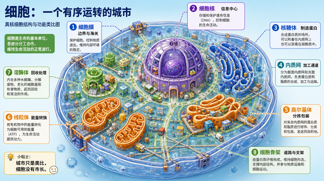 细胞城市总览图