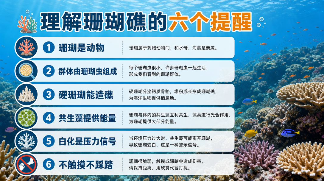 珊瑚礁保护概念清单