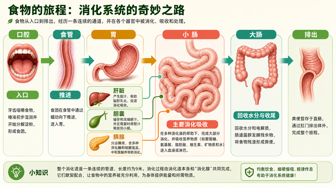 消化路线图