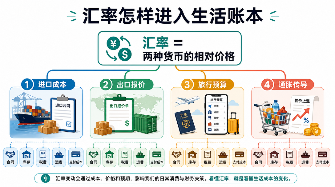 汇率传导图