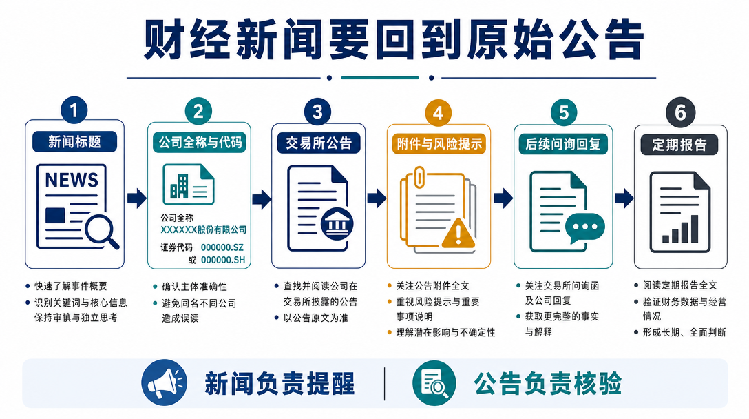 新闻到公告路径图