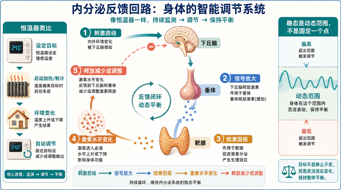 激素负反馈调节图