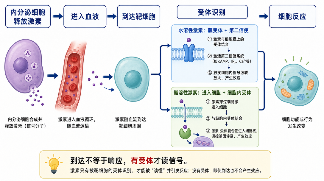 激素信号传递流程图