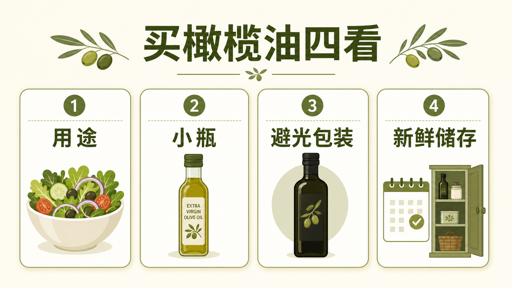 买橄榄油四看