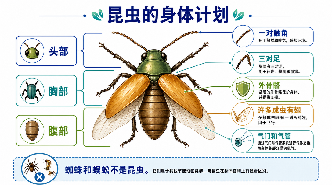 昆虫结构图