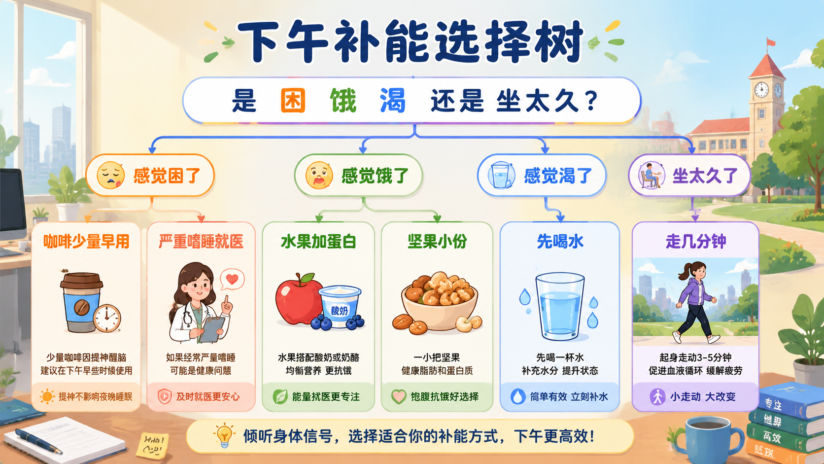 下午补能选择树