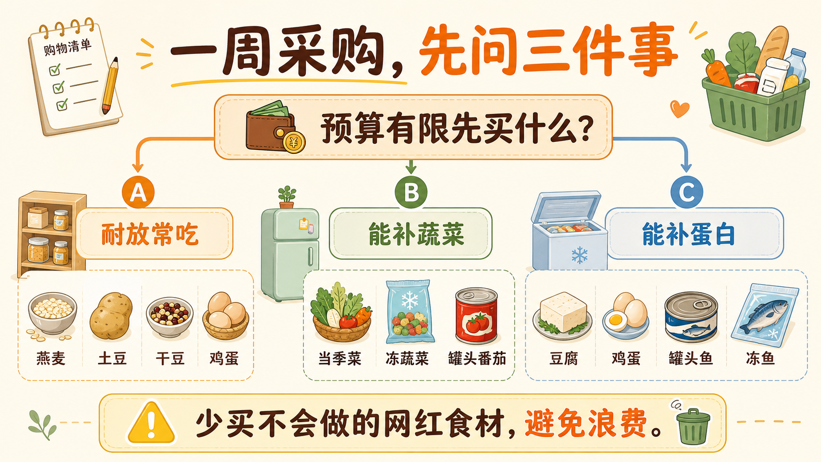 平价地中海一周采购决策树