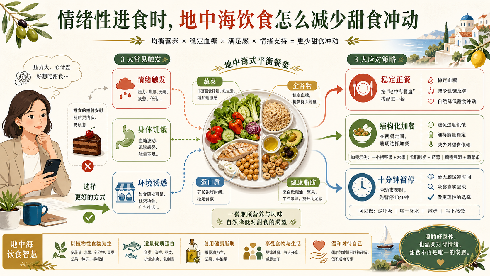 情绪性进食与地中海式饮食搭配总览