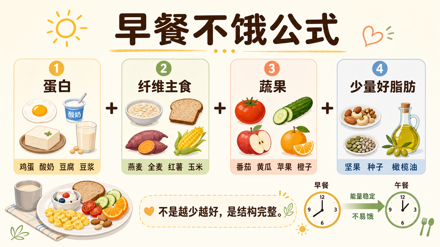 地中海早餐不饿公式图