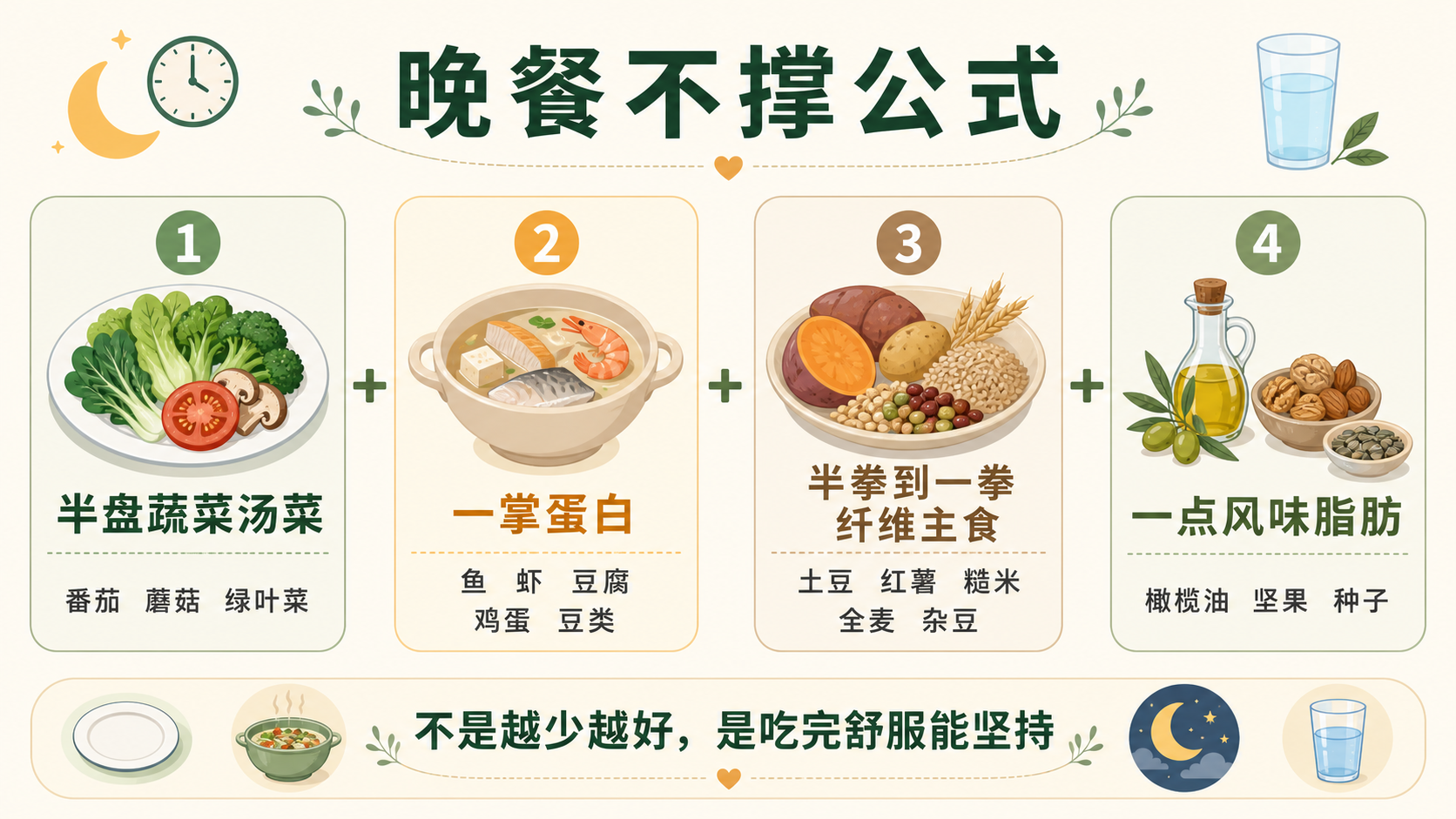 地中海晚餐不撑公式图