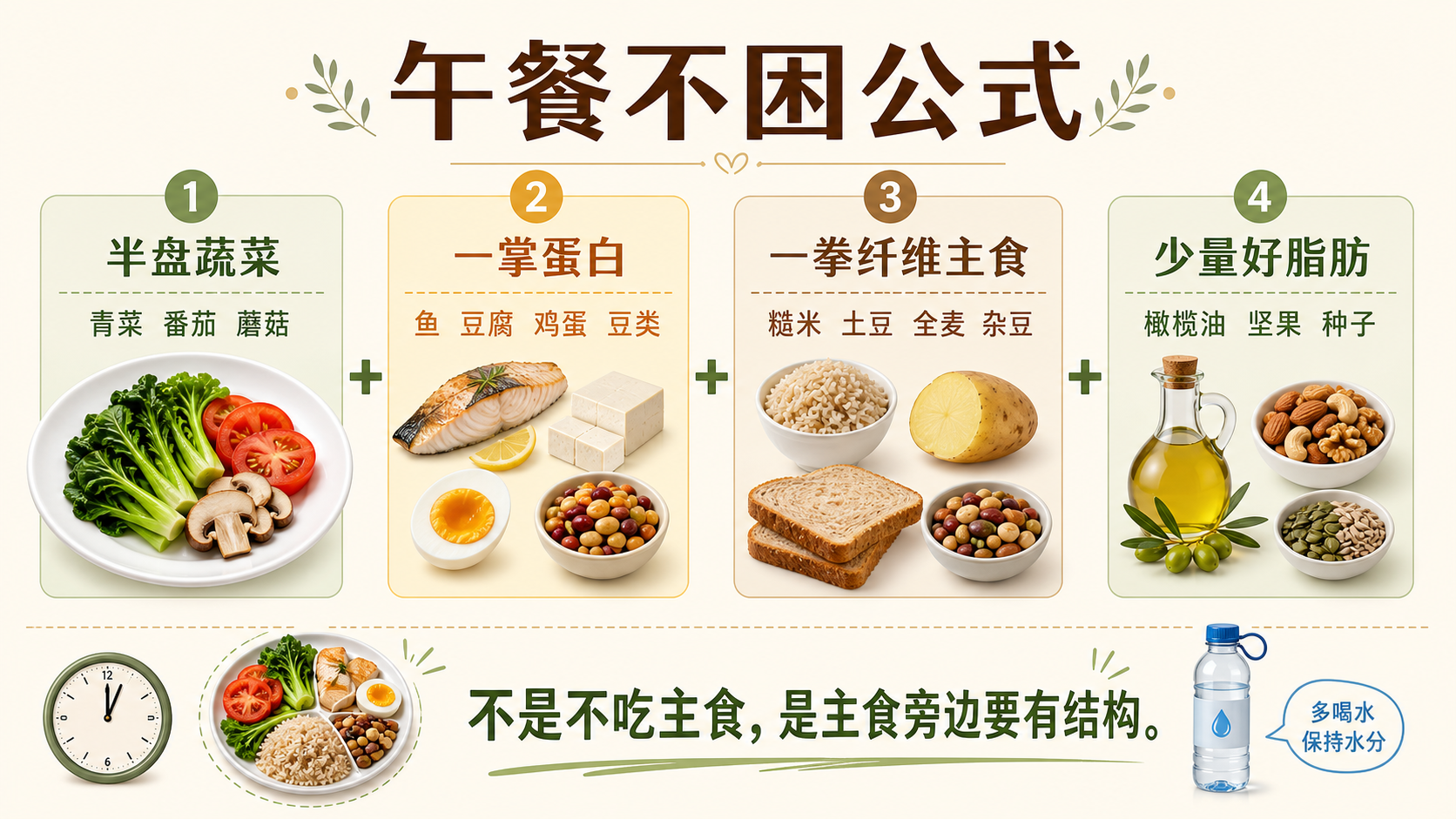 地中海午餐不困公式图