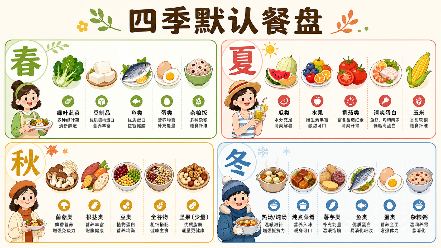 四季默认饮食搭配