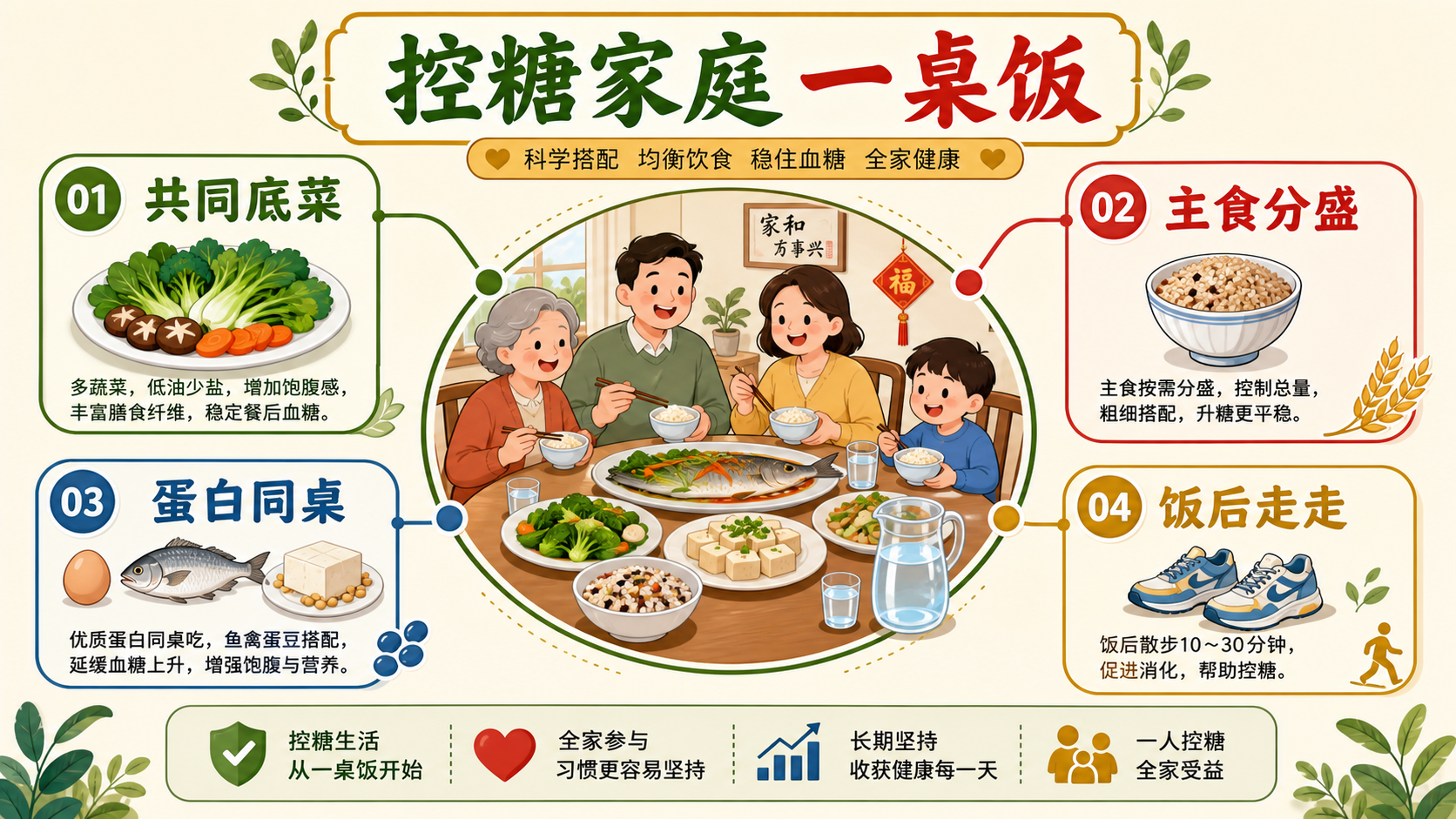 控糖家庭一桌饭总览