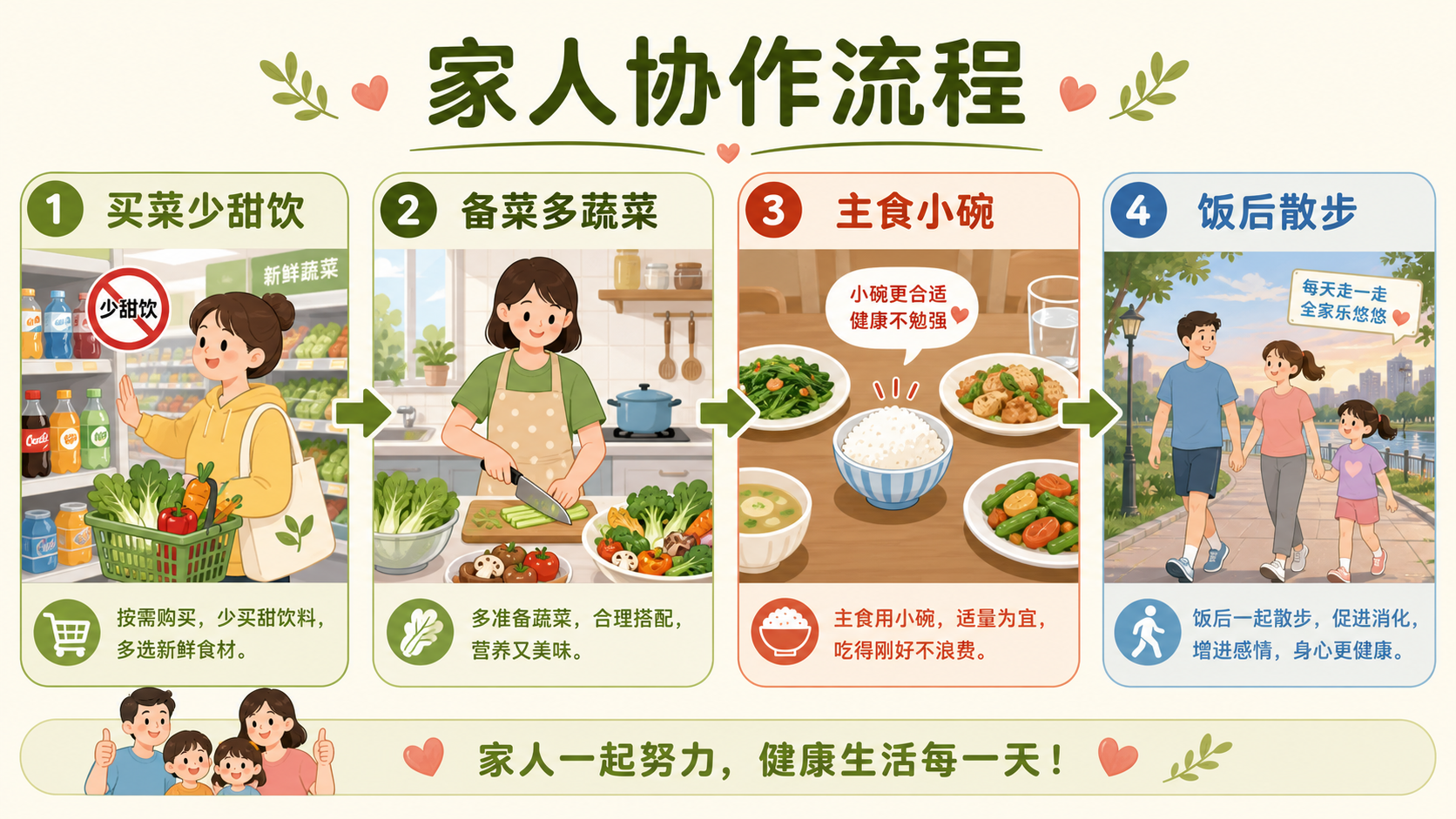 控糖家庭协作流程