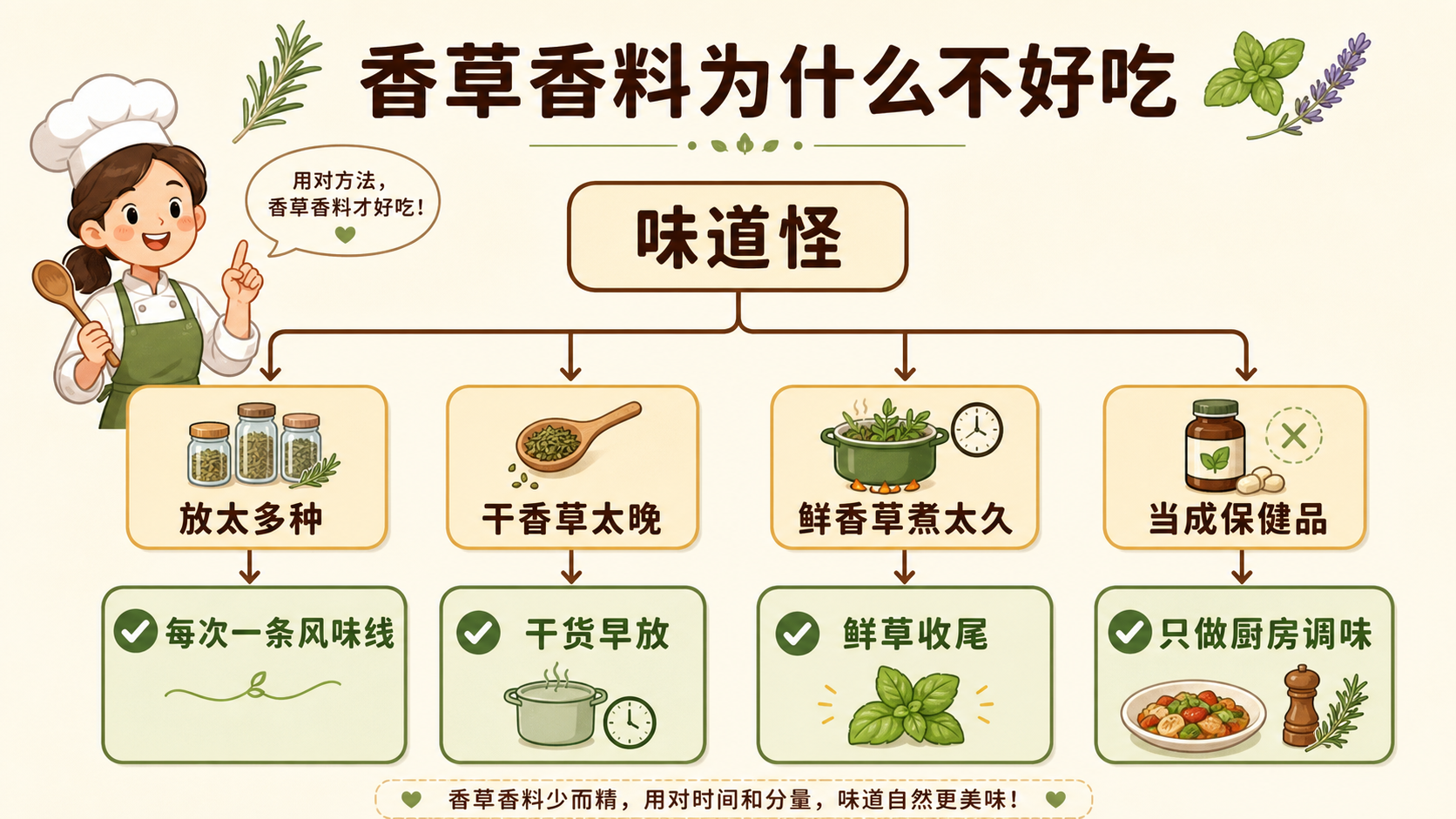 香草香料常见错误决策树