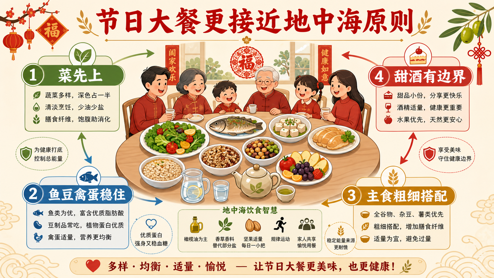 节假日地中海餐桌总览