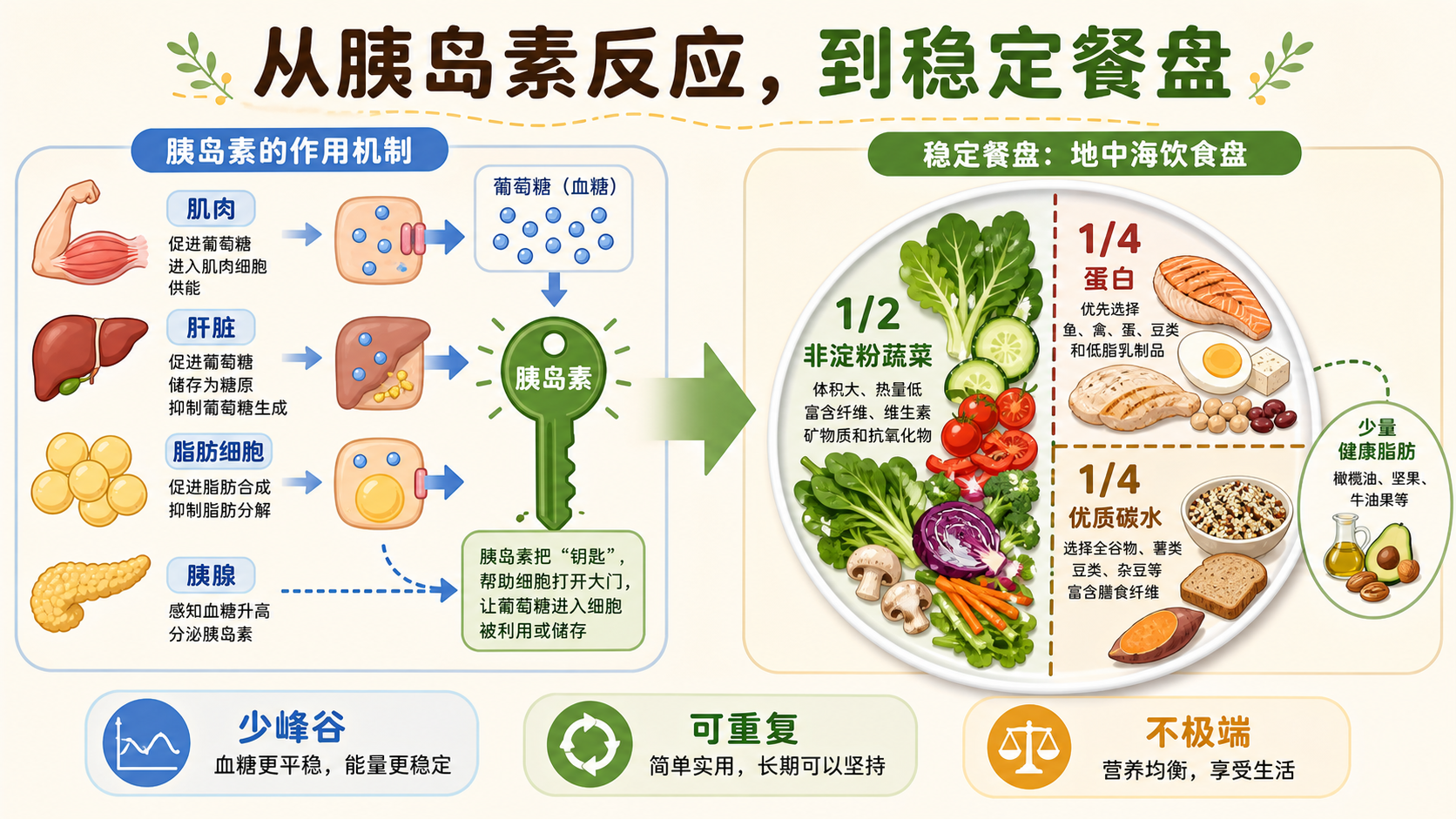 胰岛素抵抗机制到饮食搭配图