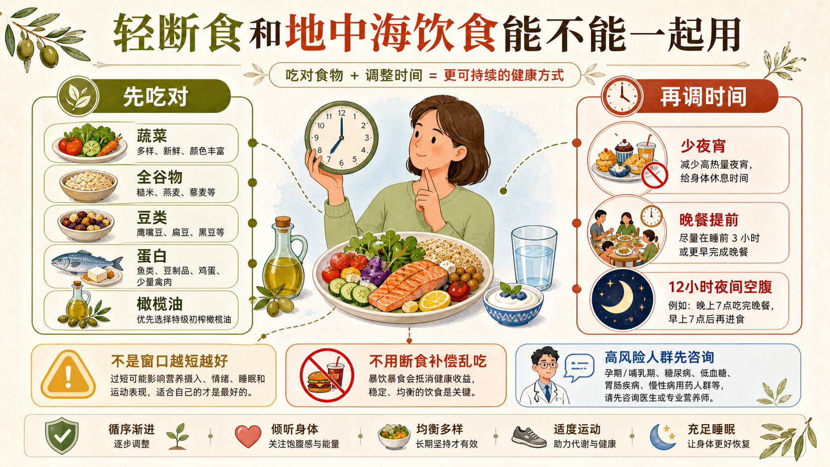 轻断食与地中海饮食能不能一起用总览