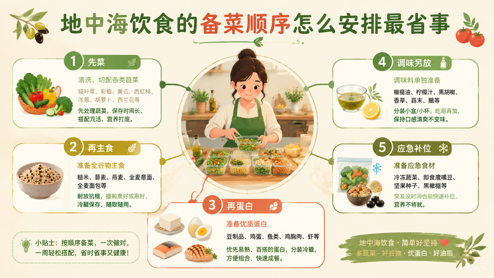 地中海备菜顺序总览图