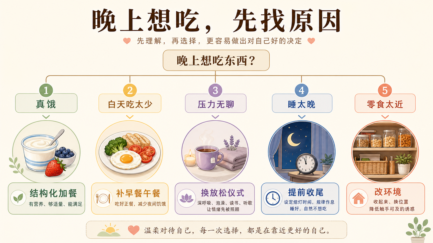 夜宵冲动来源决策图