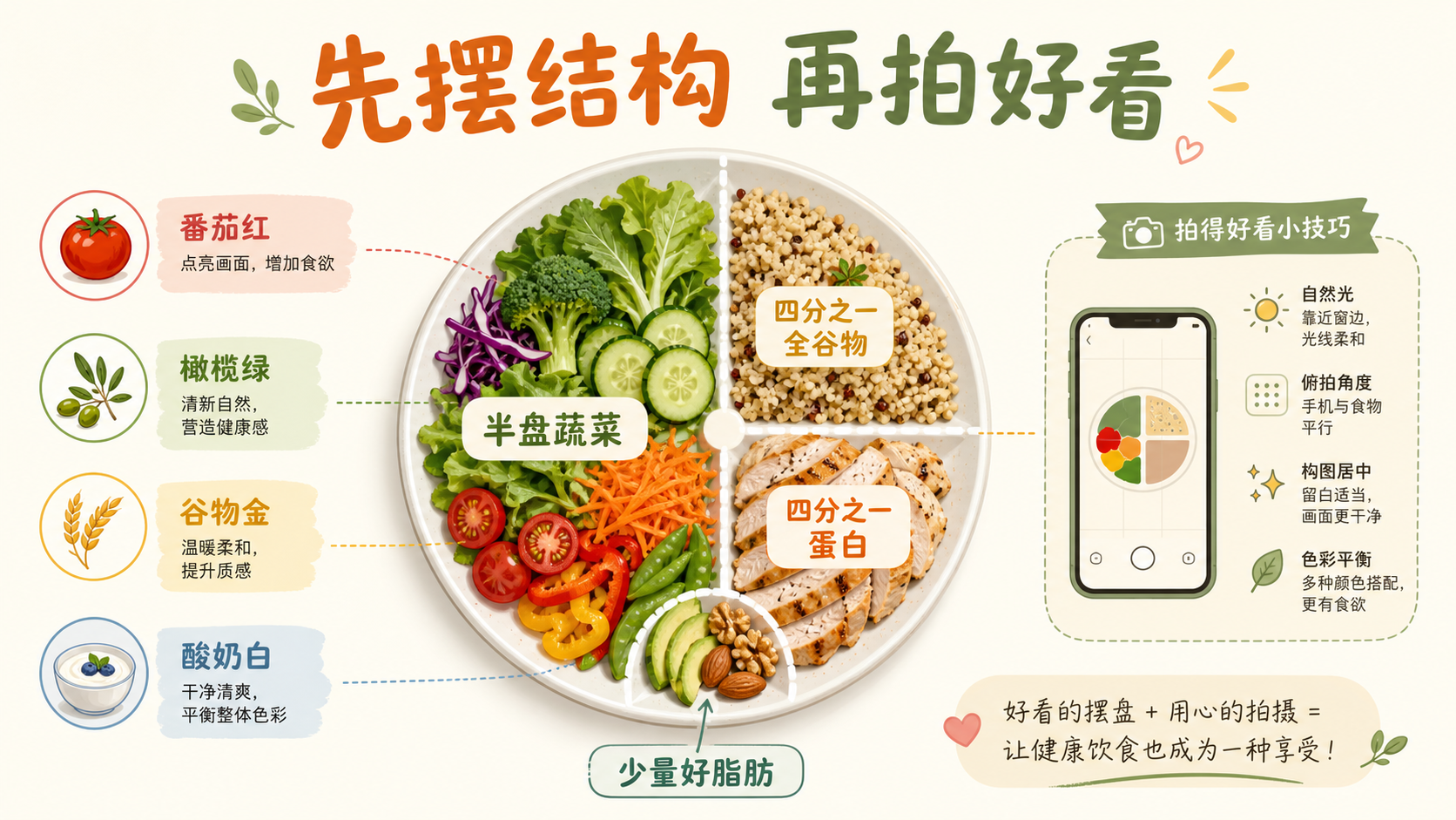 地中海式饮食图片构图公式