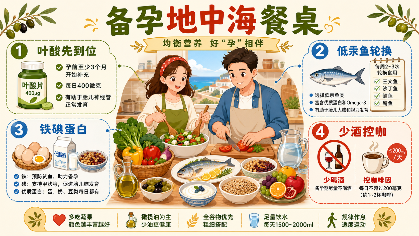 备孕地中海餐桌总览