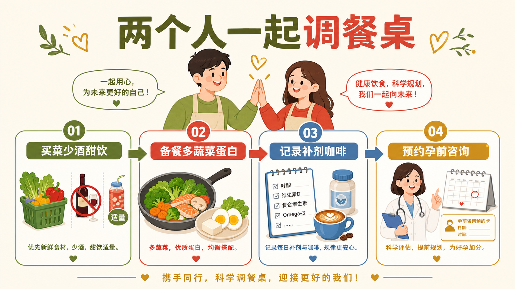 备孕家庭协作流程