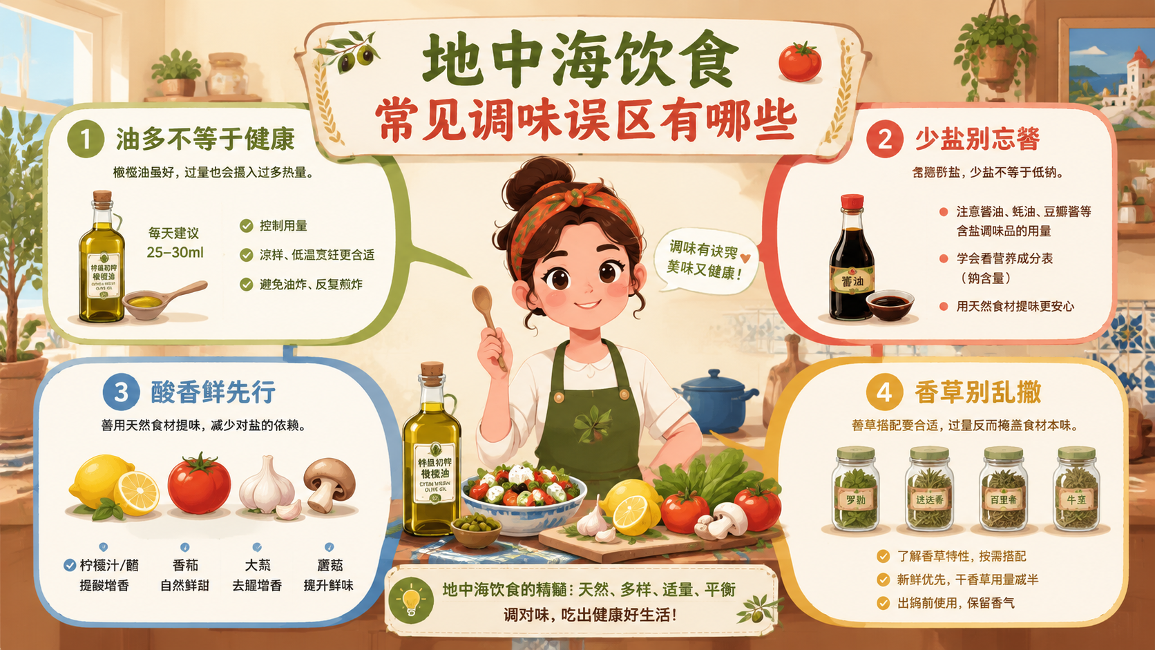 地中海调味误区排查总览
