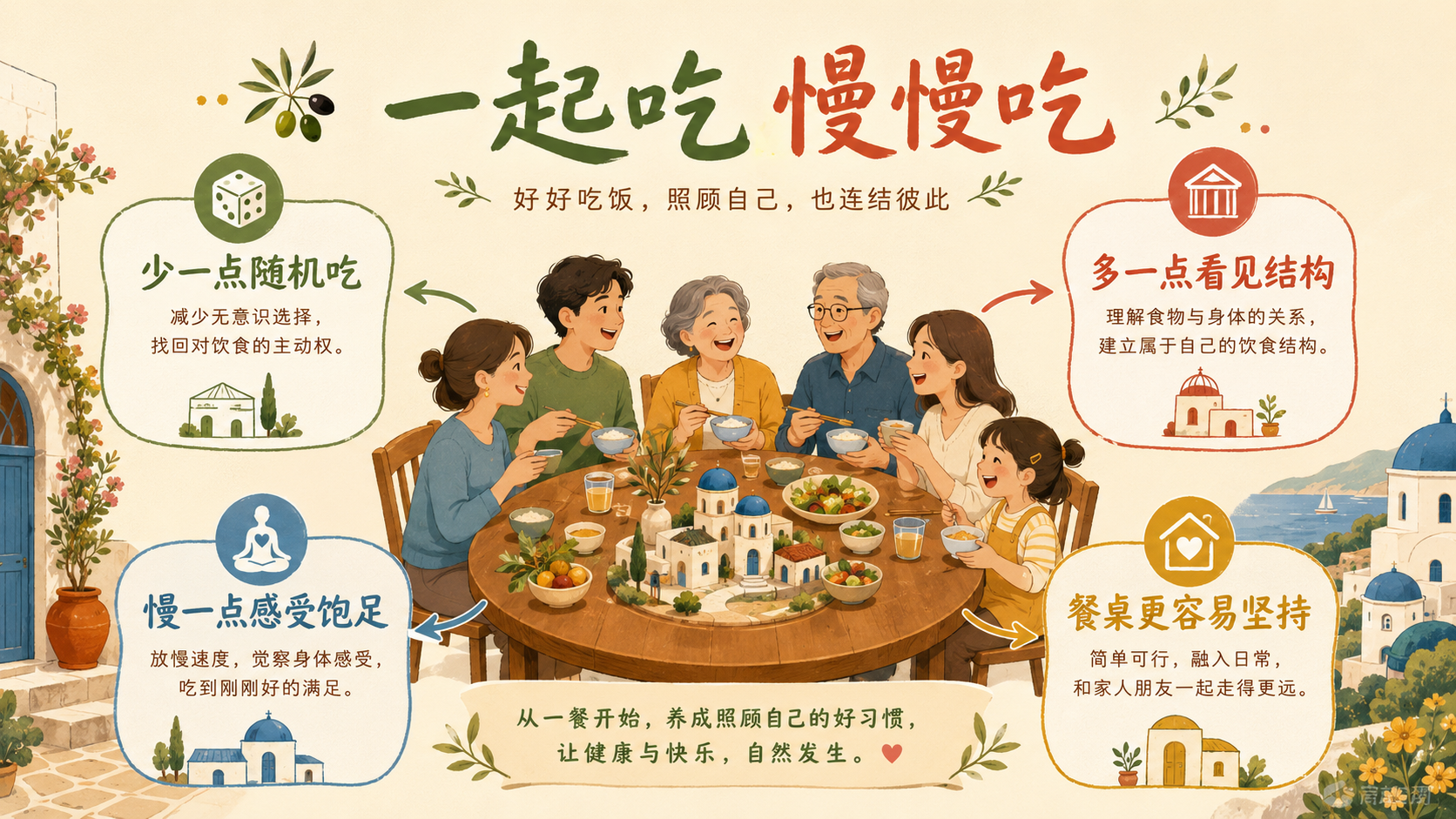 一起吃 慢慢吃