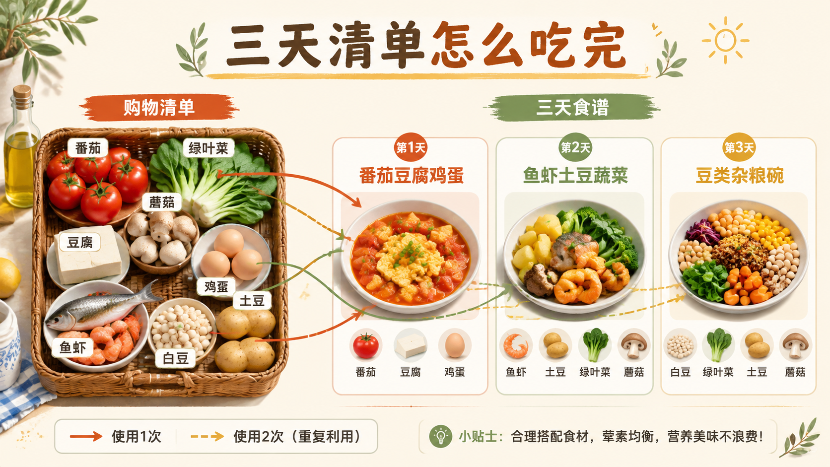 三天买用对应图