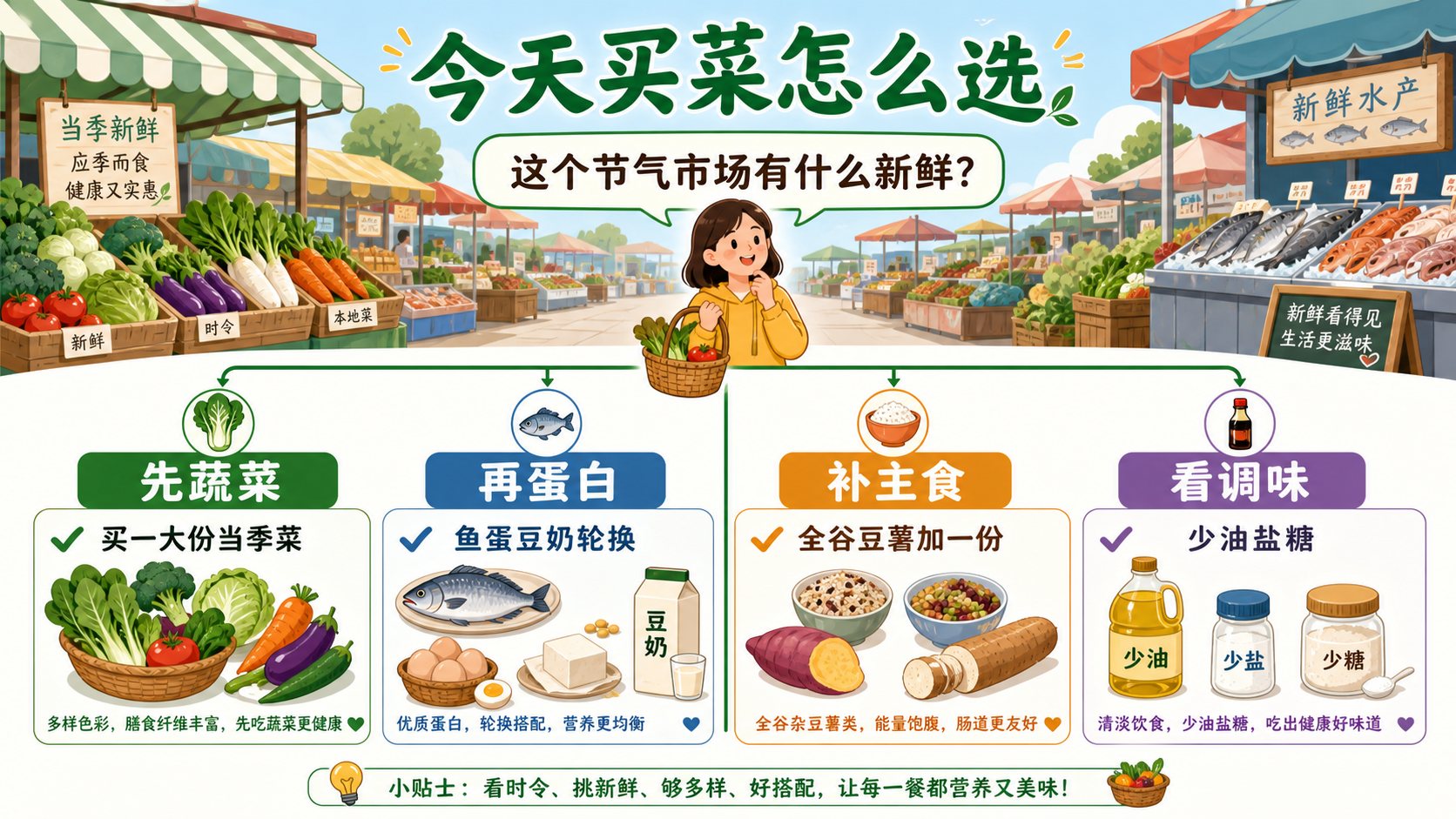 今天买菜怎么选