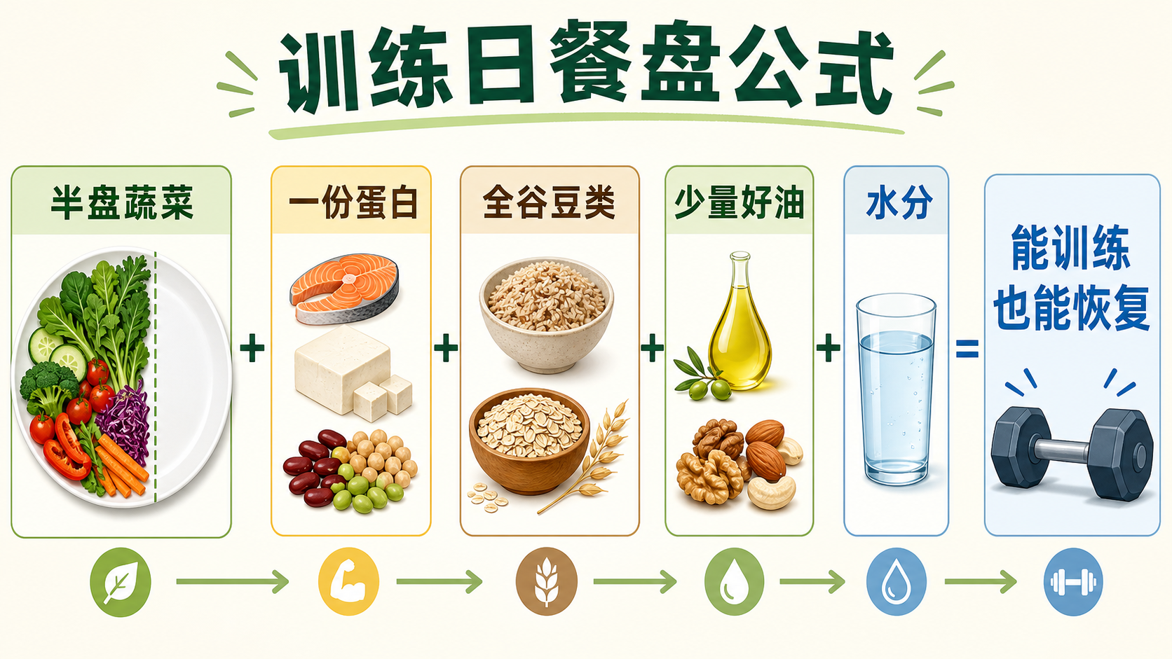 地中海训练日饮食搭配公式图