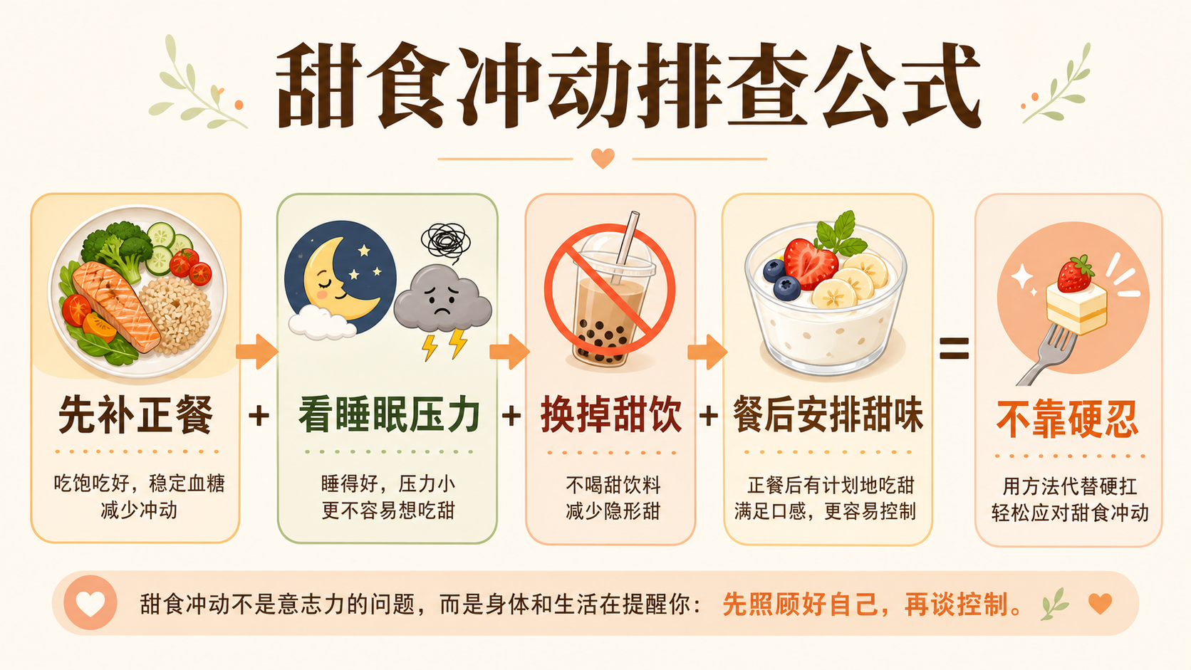 地中海甜食冲动排查公式图