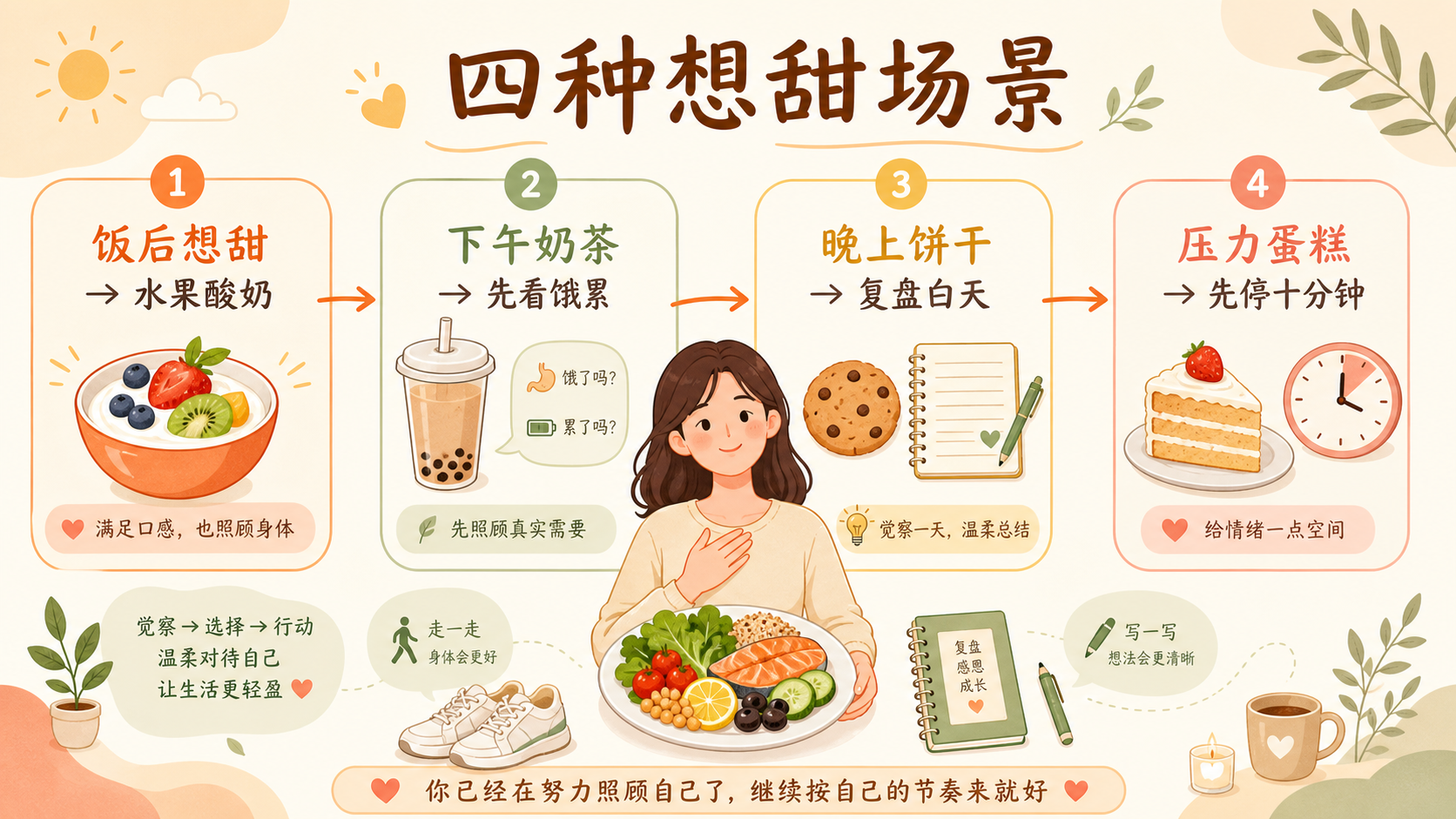 四种甜食场景处理知识图