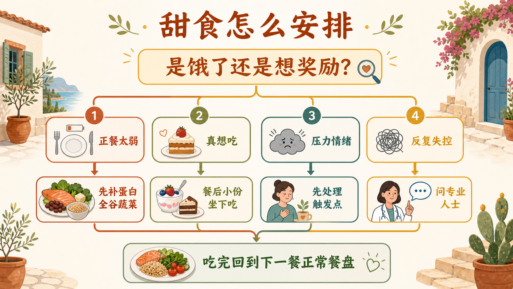 减脂期甜食选择决策树