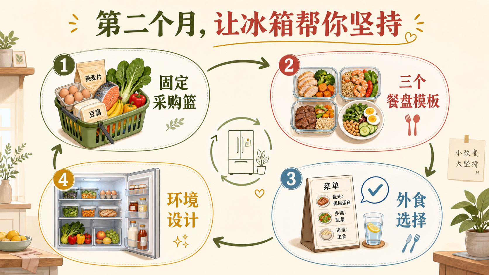 第二个月采购备餐循环图