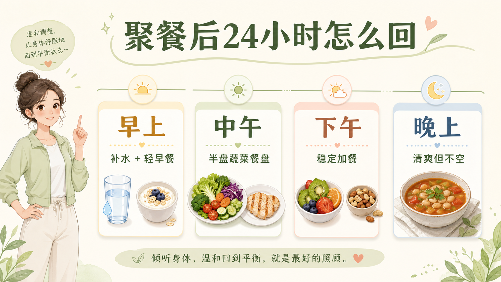 聚餐后 24 小时地中海回节奏地图