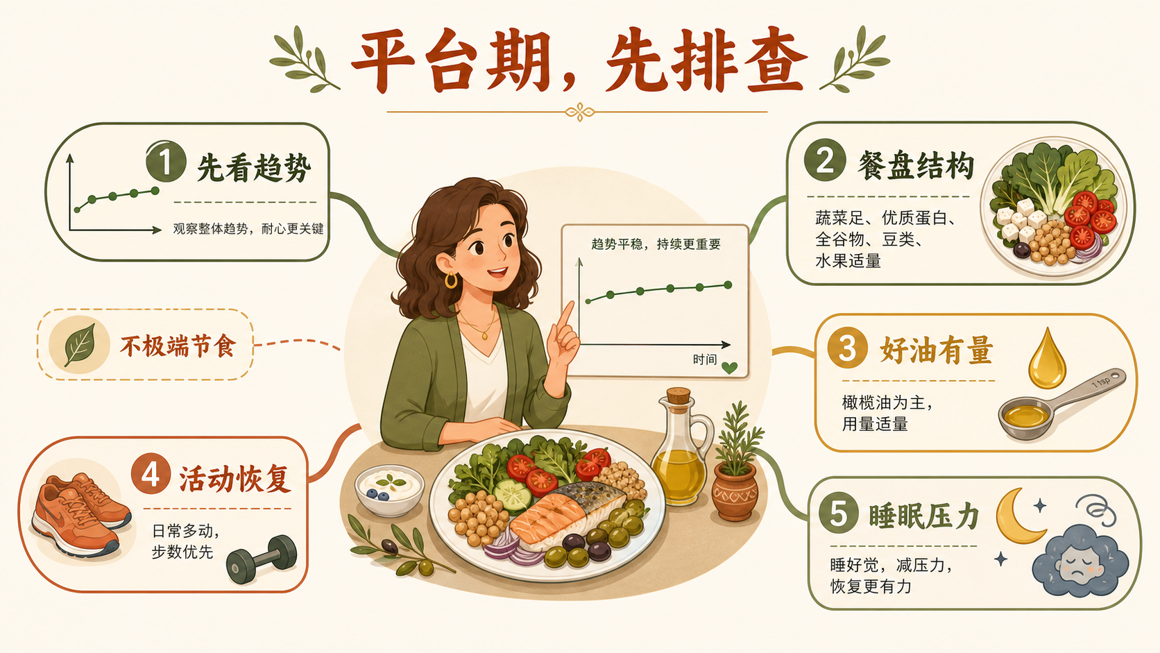 地中海饮食平台期排查总览知识图