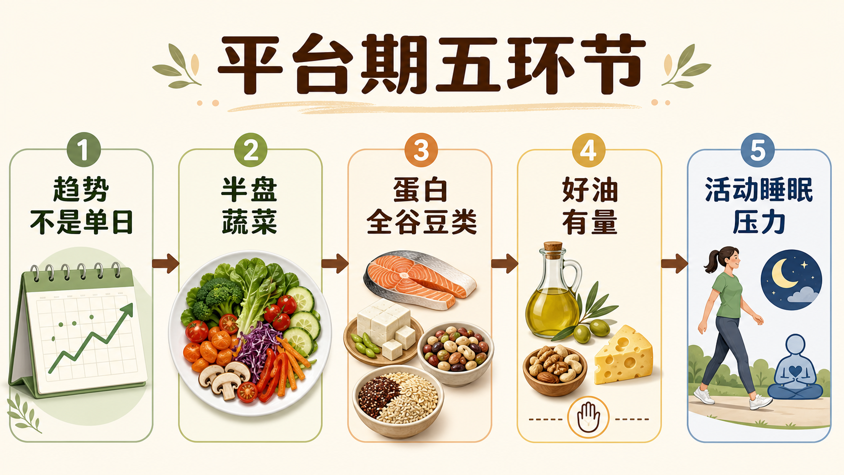 地中海平台期五环节排查公式图