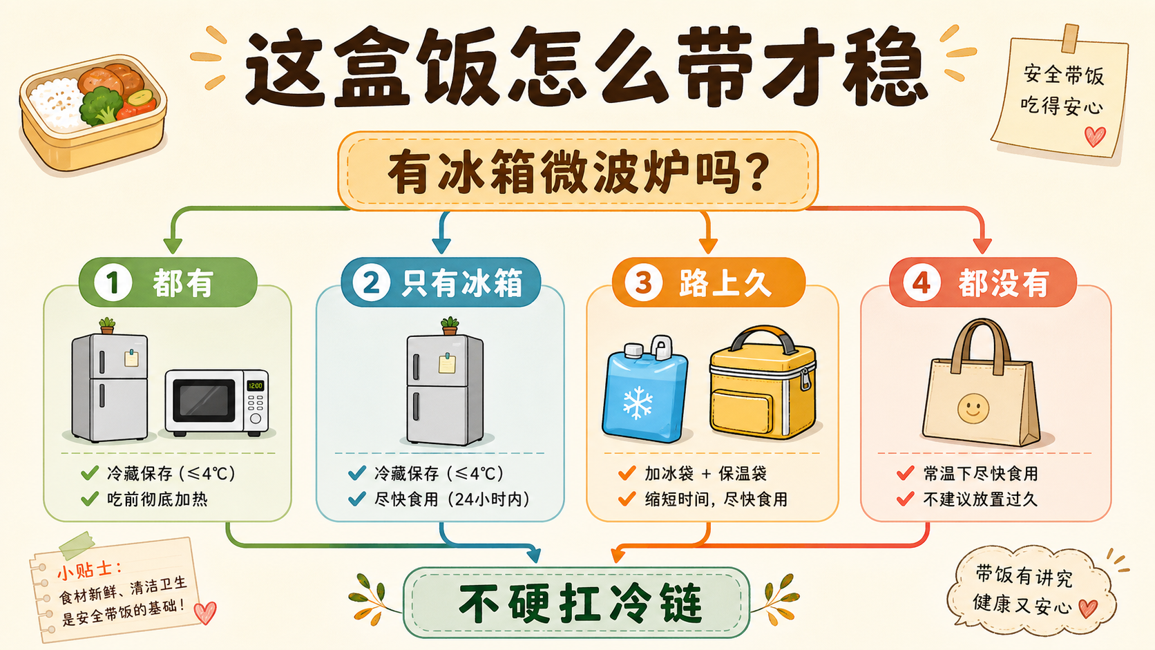 上班族便当安全选择树