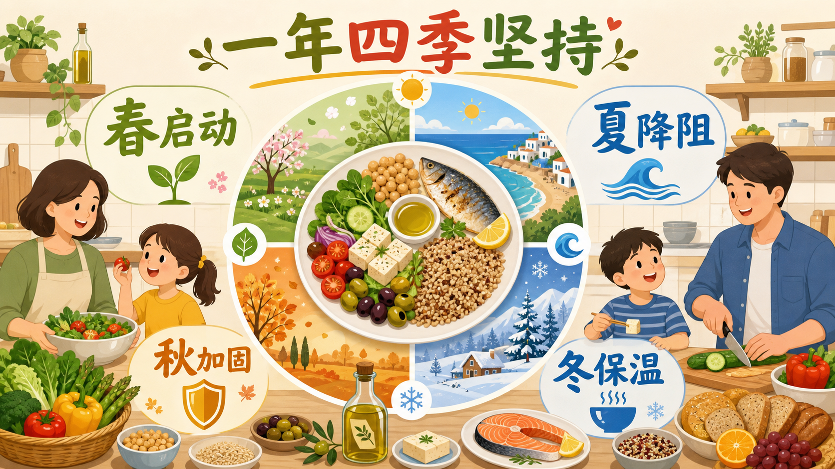 一年四季坚持