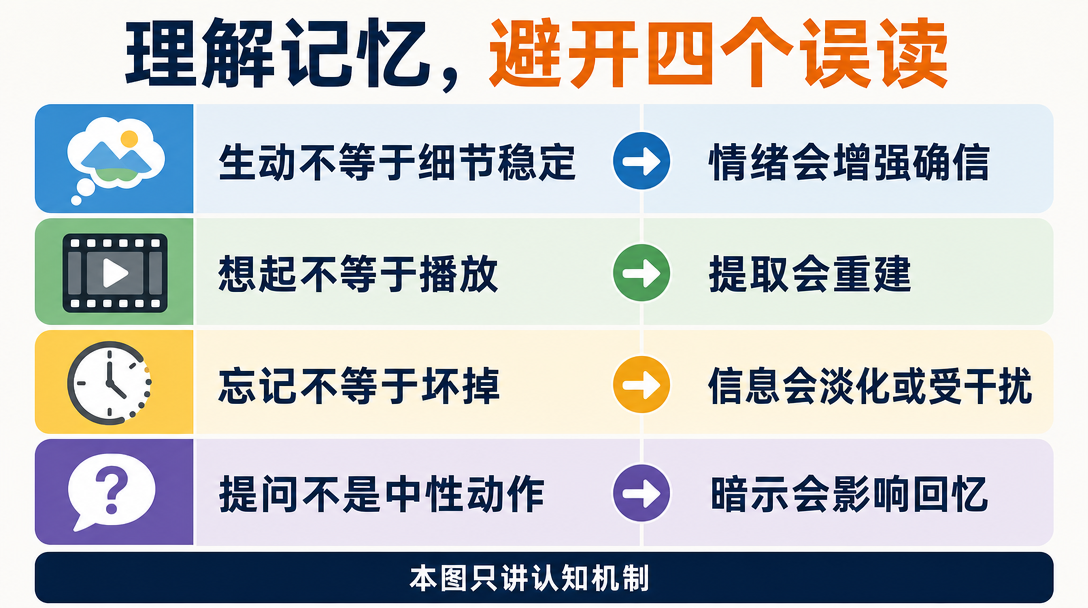 记忆重建误读清单