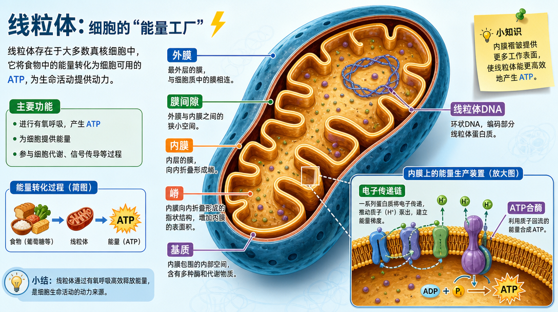 线粒体结构地图