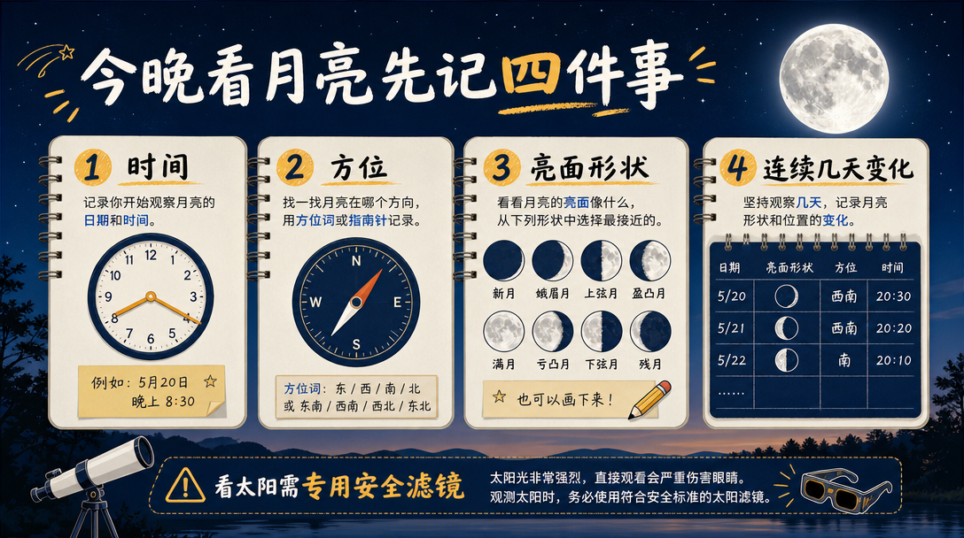 月相观察清单